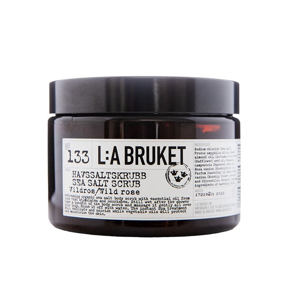 L:A BRUKET - Sea Salt Scrub - No. 133 Wild Rose