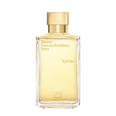 Maison Francis Kurkdjian Paris - Apom Parfümflakon mit klarem Glas, goldfarbenem Deckel und zartgelber Flüssigkeit