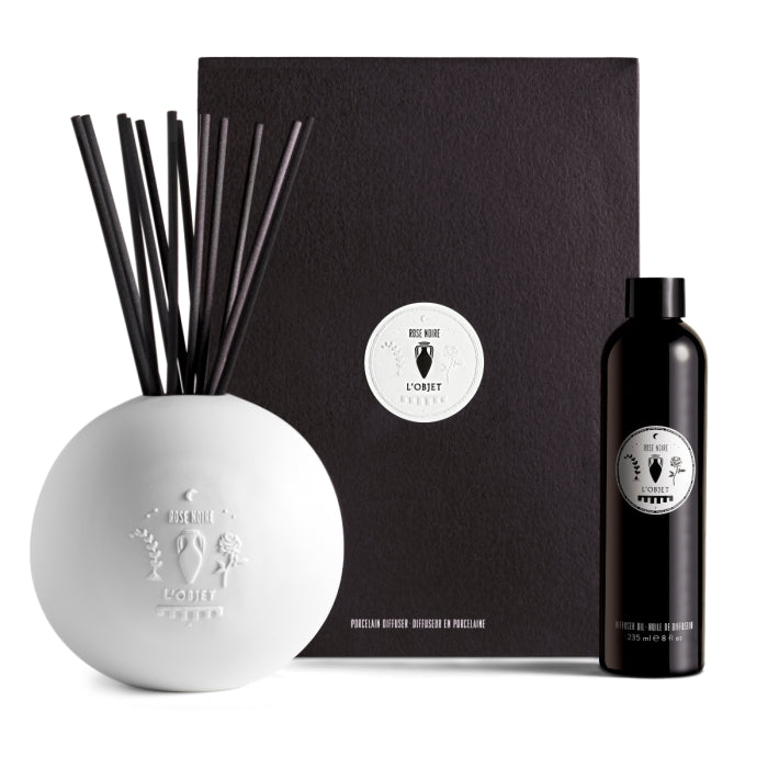 L'Objet - Rose Noire - Porcelain Diffusor Set
